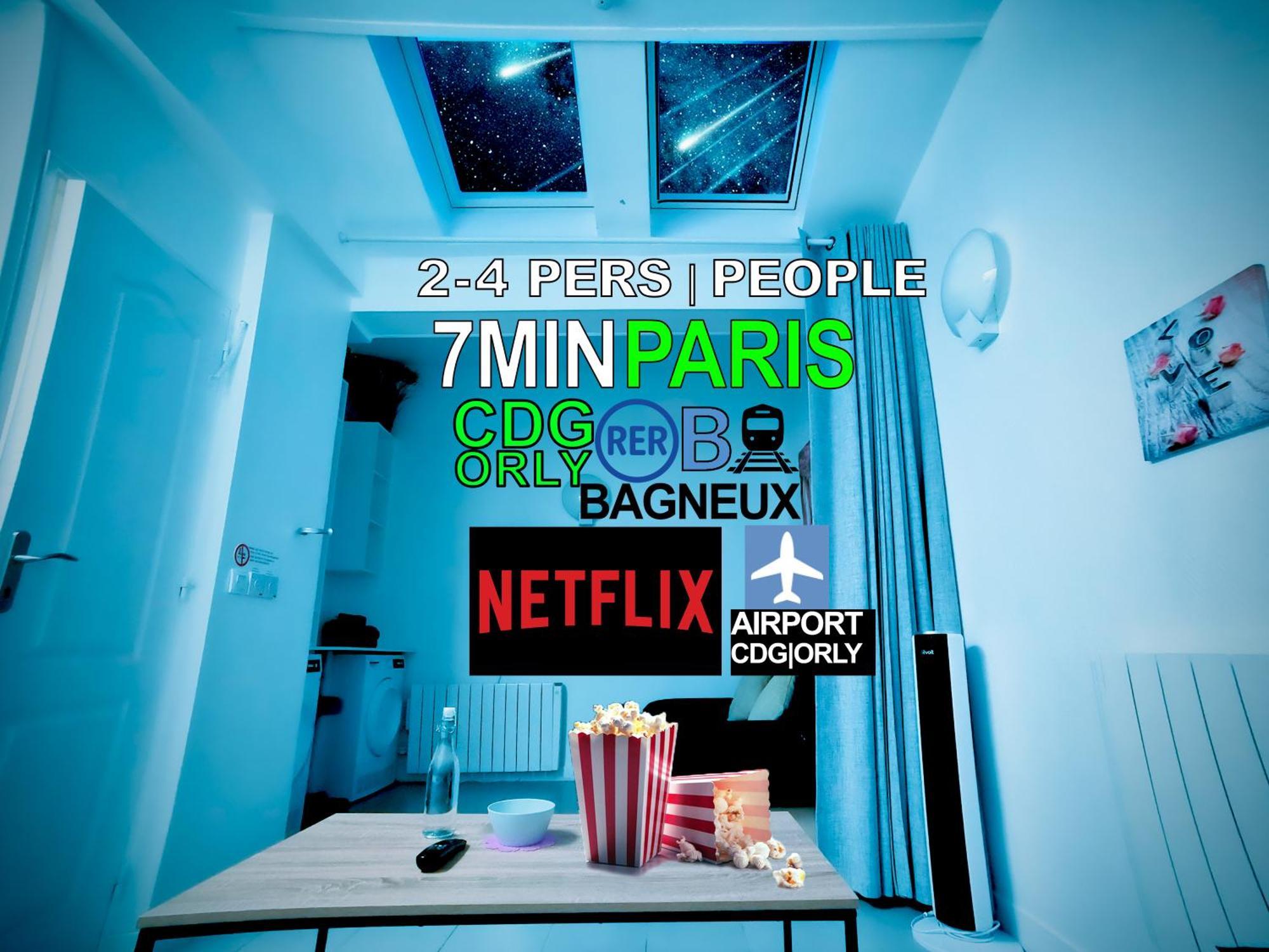 Bagneux Paris Rer B Confort Netflix Cachan Bagian luar foto